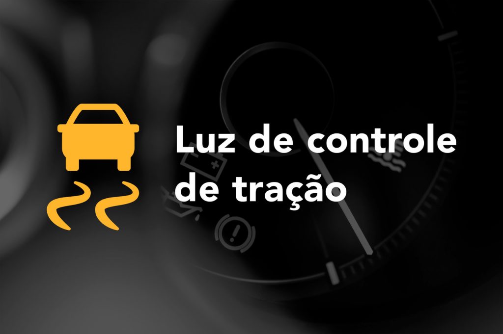 luz de controle de tracao acesa no painel do carro